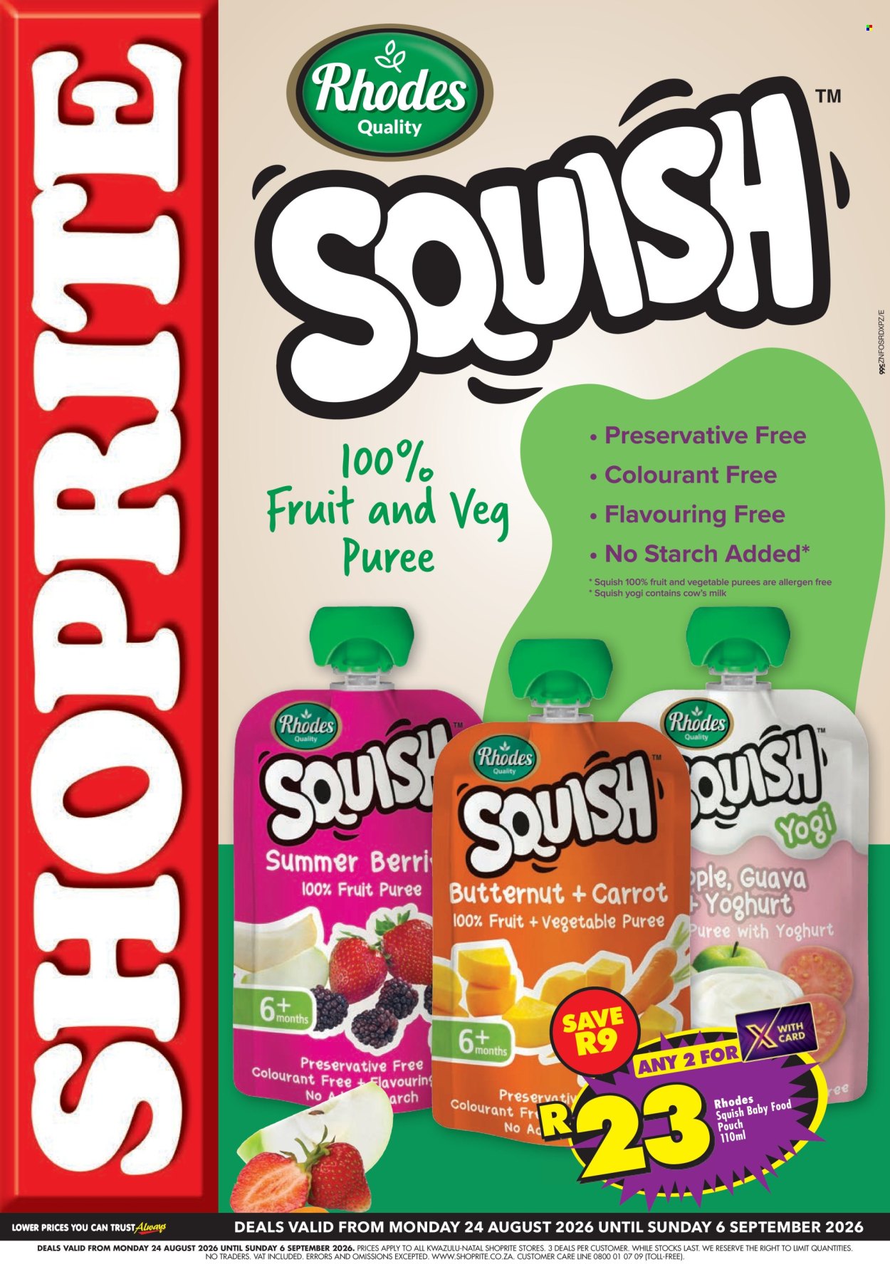 Shoprite specials - 08.24.2026 - 09.06.2026. Page 1