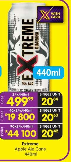 Extreme Apple Ale Cans 440ml