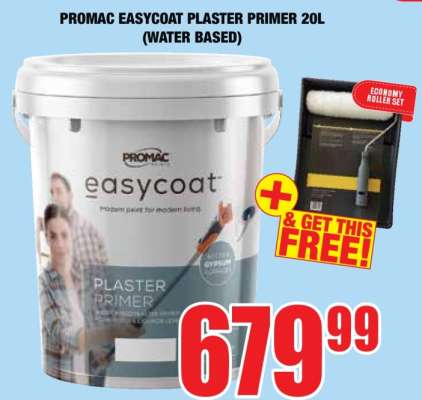 PROMAC EASYCOAT PLASTER PRIMER 20L (WATER BASED)