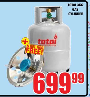 TOTAI 3KG GAS CYLINDER