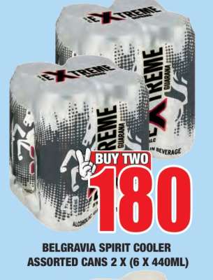 BELGRAVIA SPIRIT COOLER ASSORTED CANS 2 X (6 X 440ML)