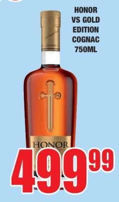 HONOR VS GOLD EDITION COGNAC 750ML