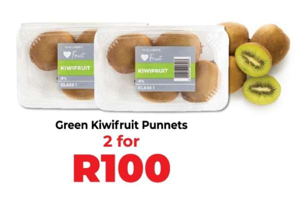 Green Kiwifruit Punnets