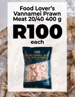 Food Lover’s Vannamei Prawn Meat 20/40 400 g