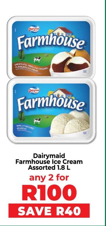 Dairymaid Farmhouse Ice Cream Assorted 1.8 L
