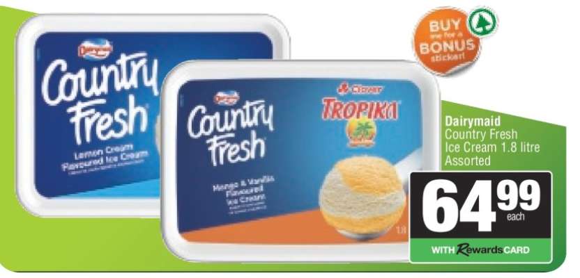 Dairymaid Country Fresh Ice Cream