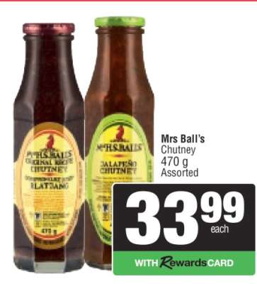 MRS BALL'S CHUTNEY