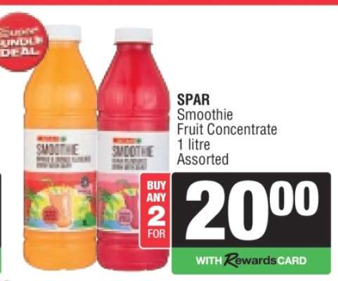 SPAR Smoothie Fruit Concentrate