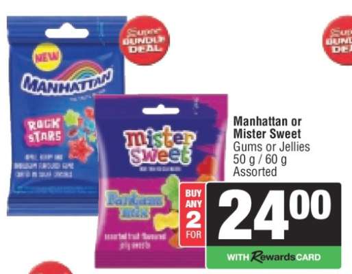 MANHATTAN or MISTER SWEET