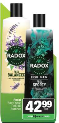 RADOX Body Wash