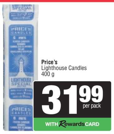 Price’s Lighthouse Candles