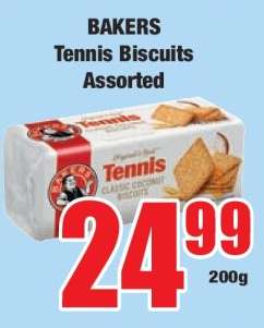 BAKERS Tennis Biscuits Assorted
