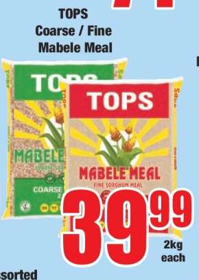 TOPS Coarse / Fine Mabele Meal