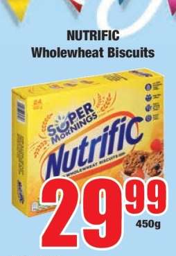 NUTRIFIC Wholewheat Biscuits