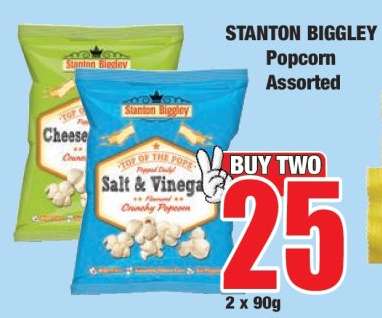 STANTON BIGGLEY Popcorn Assorted