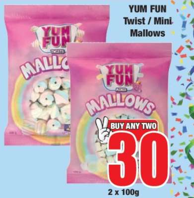 YUM FUN Twist / Mini Mallows