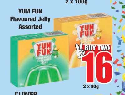 YUM FUN Flavoured Jelly Assorted