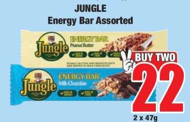 Jungle Energy Bar Assorted