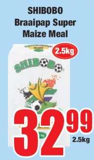 SHIBOBO Braaipap Super Maize Meal