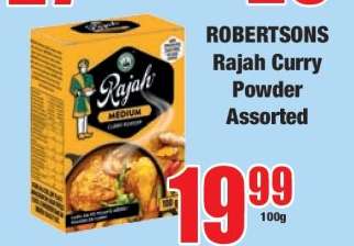 Robertsons Rajah Curry Powder Assorted