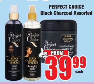 PERFECT CHOICE Black Charcoal Assorted