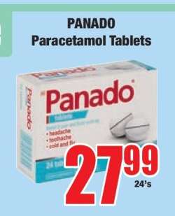 PANADO Paracetamol Tablets