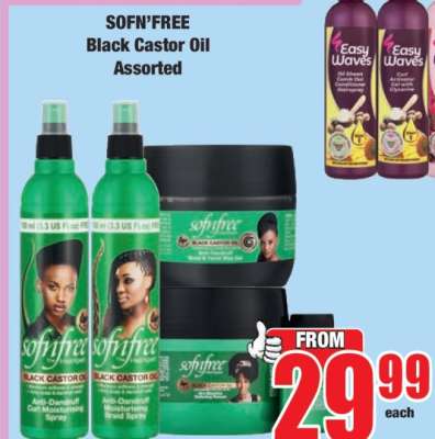 SOFN’FREE Black Castor Oil Assorted