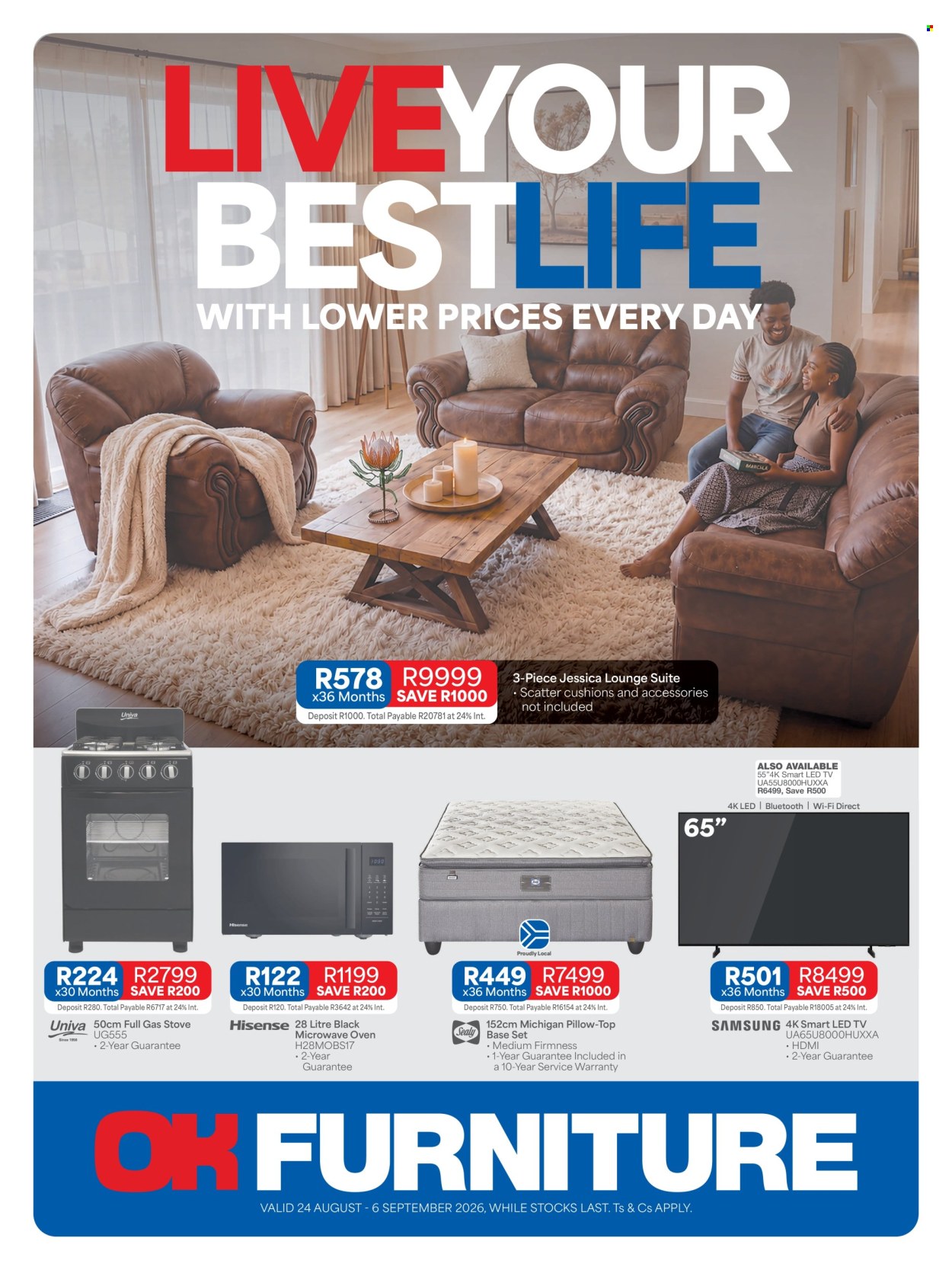 OK Furniture specials - 08.24.2026 - 09.06.2026. Page 1