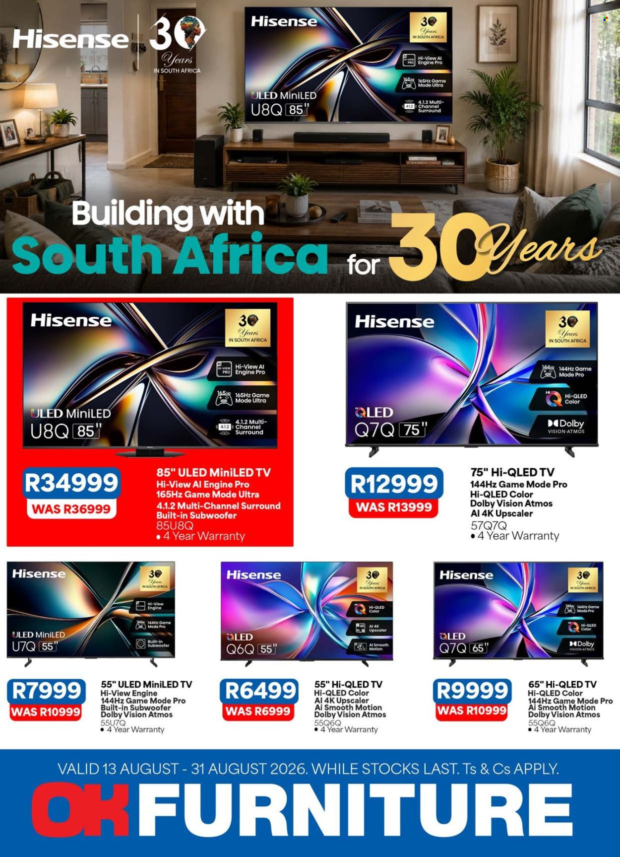 OK Furniture specials - 08.13.2026 - 08.31.2026. Page 1