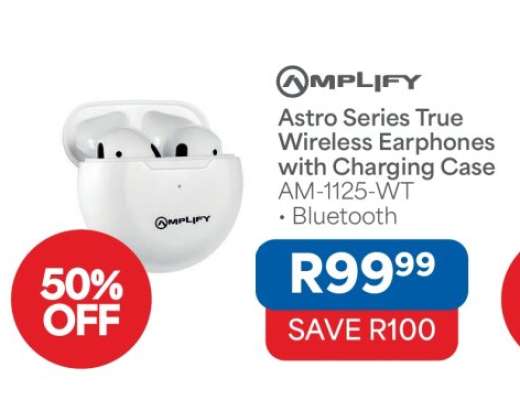 Amplify Astro Series True Wireless Earphones with Charging Case
