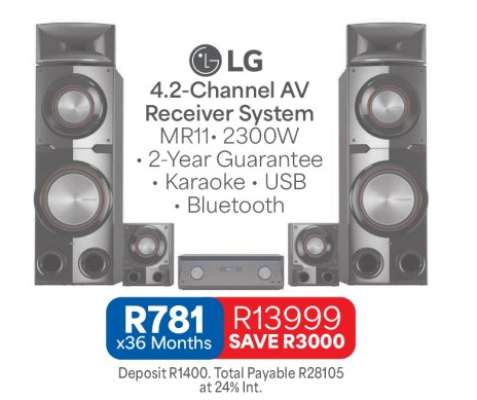 LG 4.2-Channel AV Receiver System