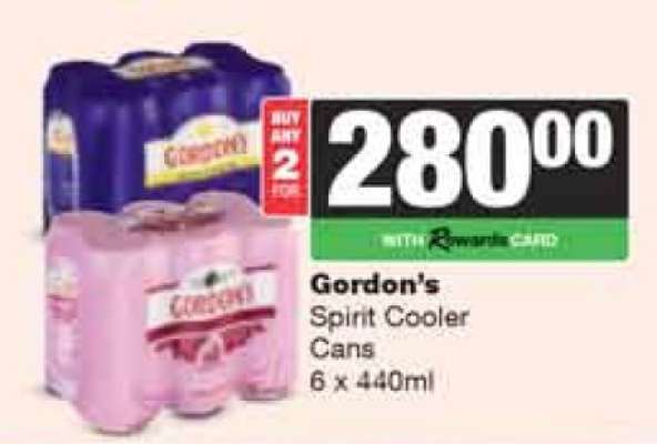 Gordon's Spirit Cooler Cans