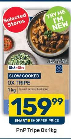 PnP Tripe Ox 1kg