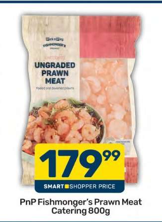PnP Fishmonger’s Prawn Meat Catering 800g