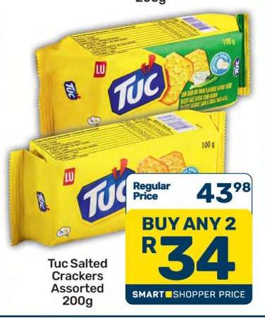 Tuc Salted Crackers Assorted 200g