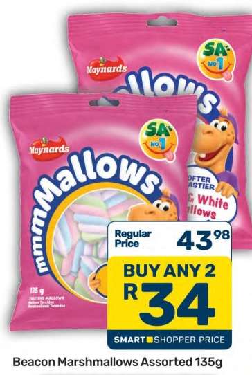 Beacon Marshmallows Assorted 135g