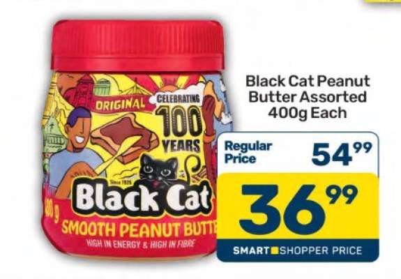 Black Cat Peanut Butter Assorted 400g Each