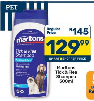 Marltons Tick & Flea Shampoo 500ml