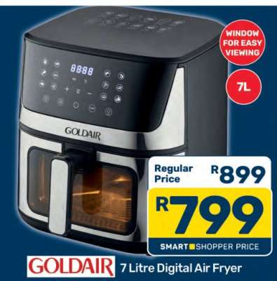 Goldair 7 Litre Digital Air Fryer