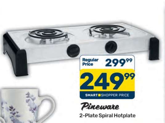 Pineware 2-Plate Spiral Hotplate