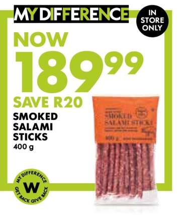 Smoked Salami Sticks