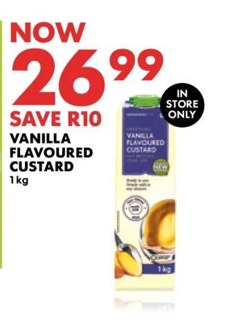 Vanilla Flavoured Custard
