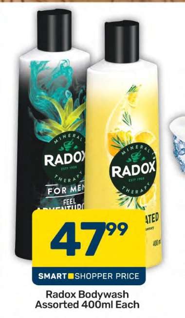 Radox Bodywash Assorted 400ml Each