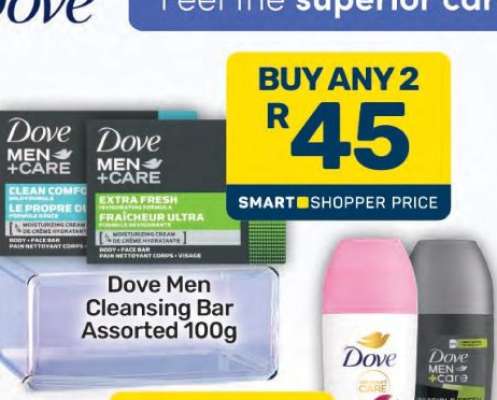 Dove Men Cleansing Bar Assorted 100g