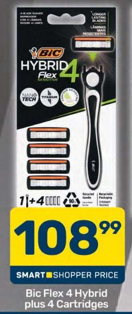 Bic Flex 4 Hybrid Plus 4 Cartridges