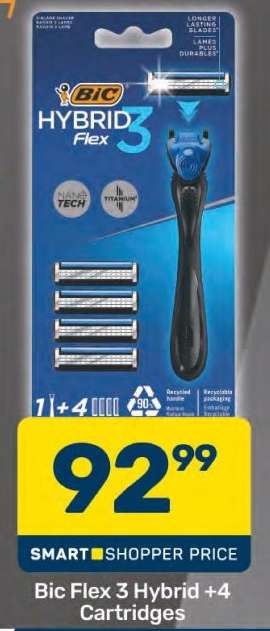Bic Flex 3 Hybrid +4 Cartridges