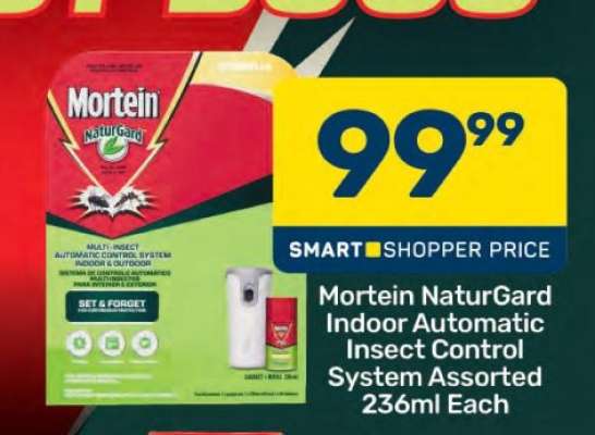 Mortein NaturGard Indoor Automatic Insect Control System Assorted 236ml Each