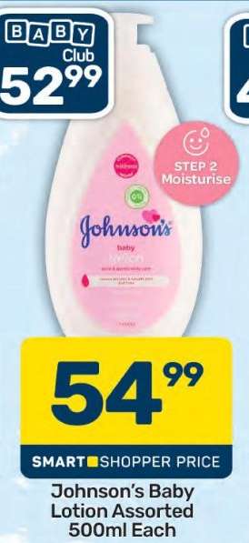 Johnson’s Baby Lotion Assorted 500ml Each