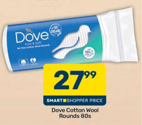 Dove Cotton Wool Rounds 80s