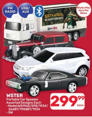 WSTER Portable Car Speaker